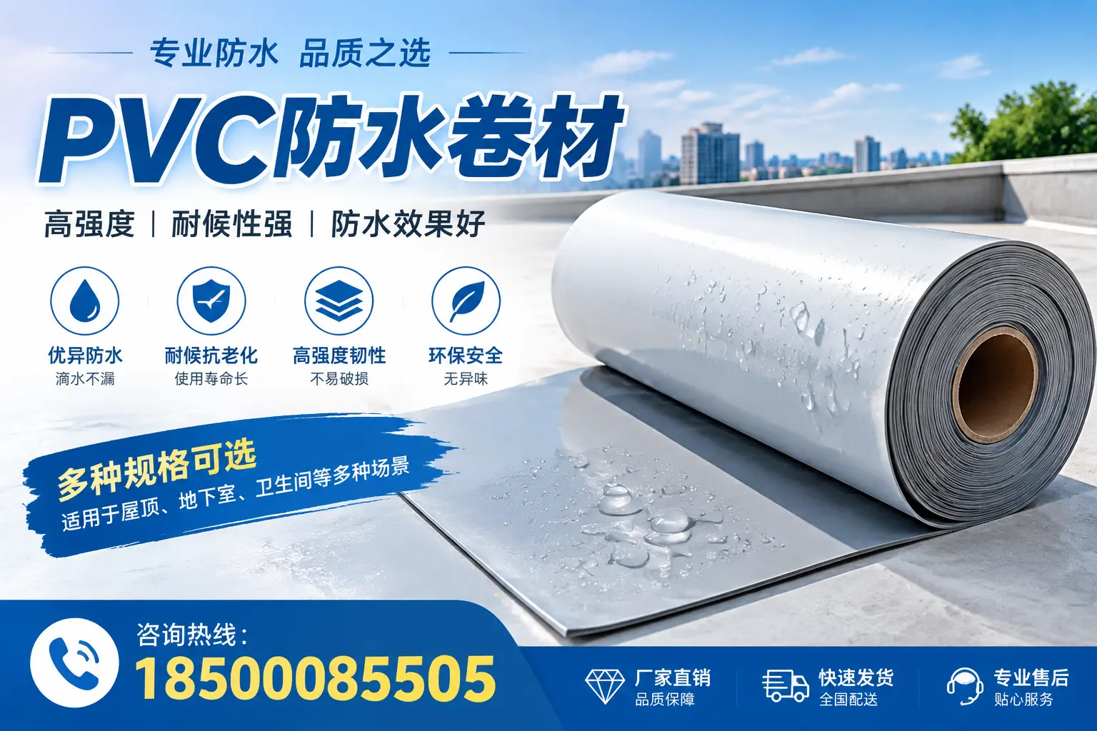 选用PVC防水卷材时需要避开的常见误区，特别是在莆田