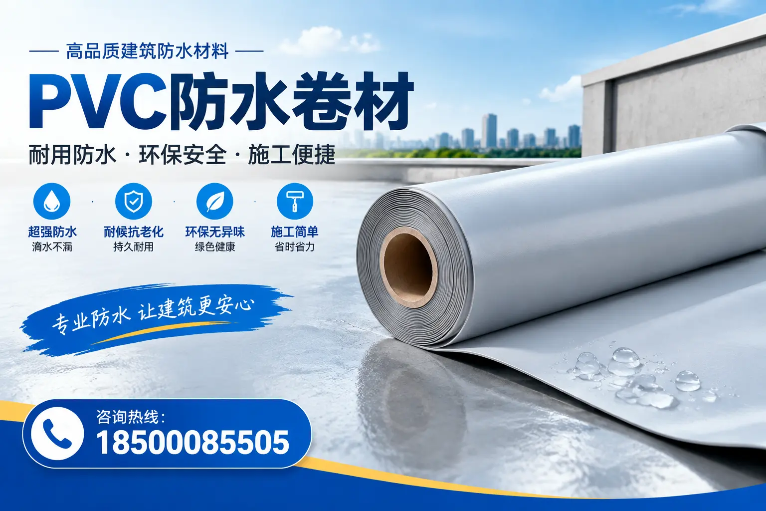 PVC防水卷材选型对比：如何做出明智选择？莆田指南